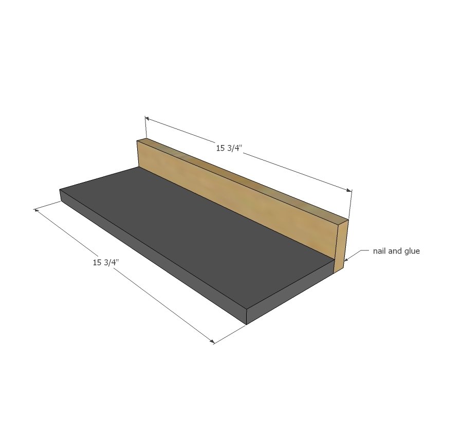 Leaning Ladder Wall Bookshelf — step 3
