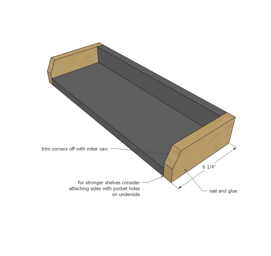 Leaning Ladder Wall Bookshelf — step 4