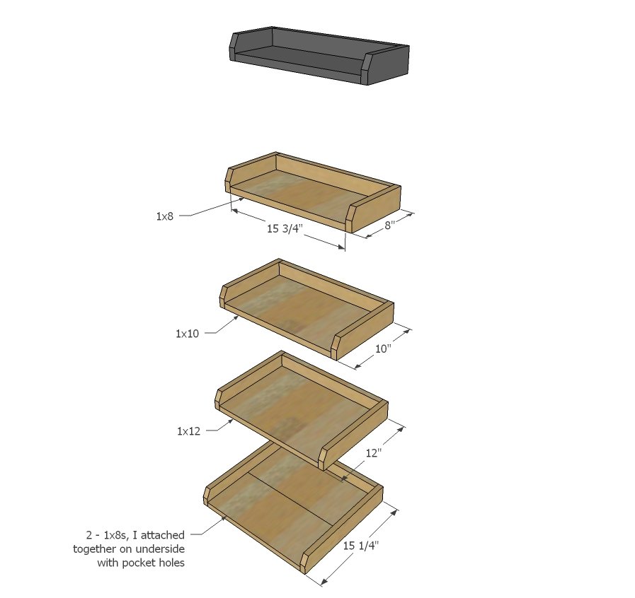 Leaning Ladder Wall Bookshelf — step 5
