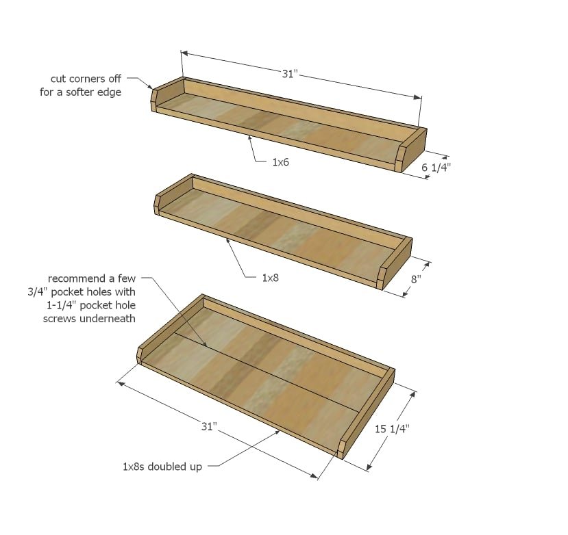 Leaning Wall Ladder Desk — step 1