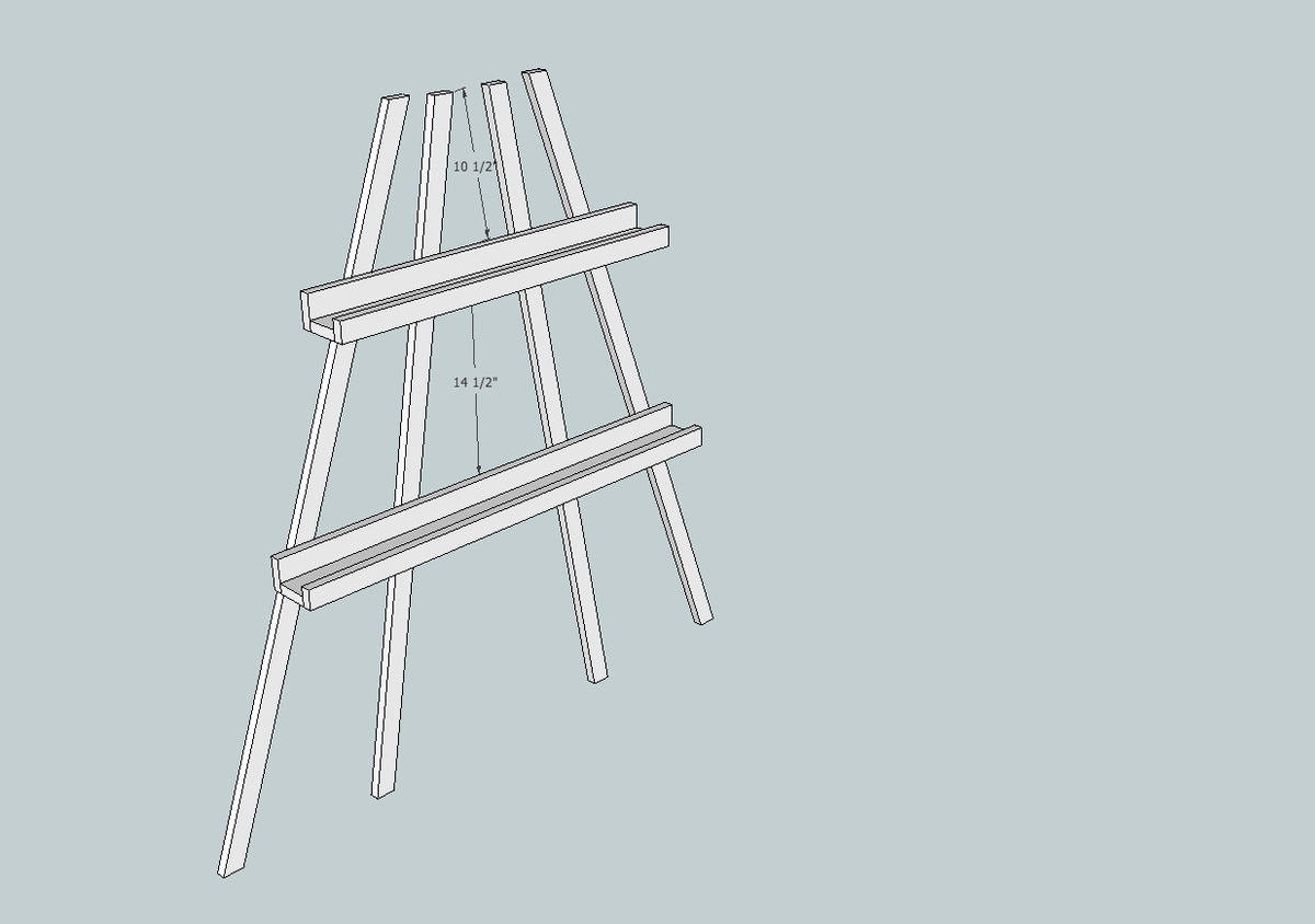 Ledge Display Easel — step 2