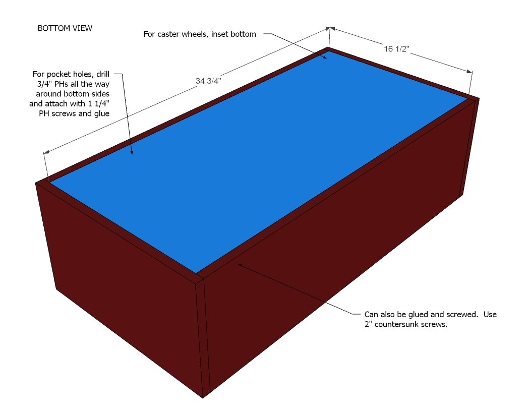 Lego Build and Store Toy box — step 3