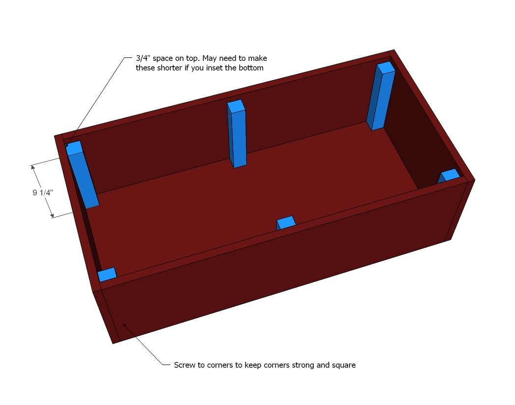 Lego Build and Store Toy box — step 7