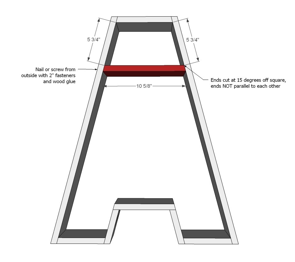 A Letter Shelf — step 5