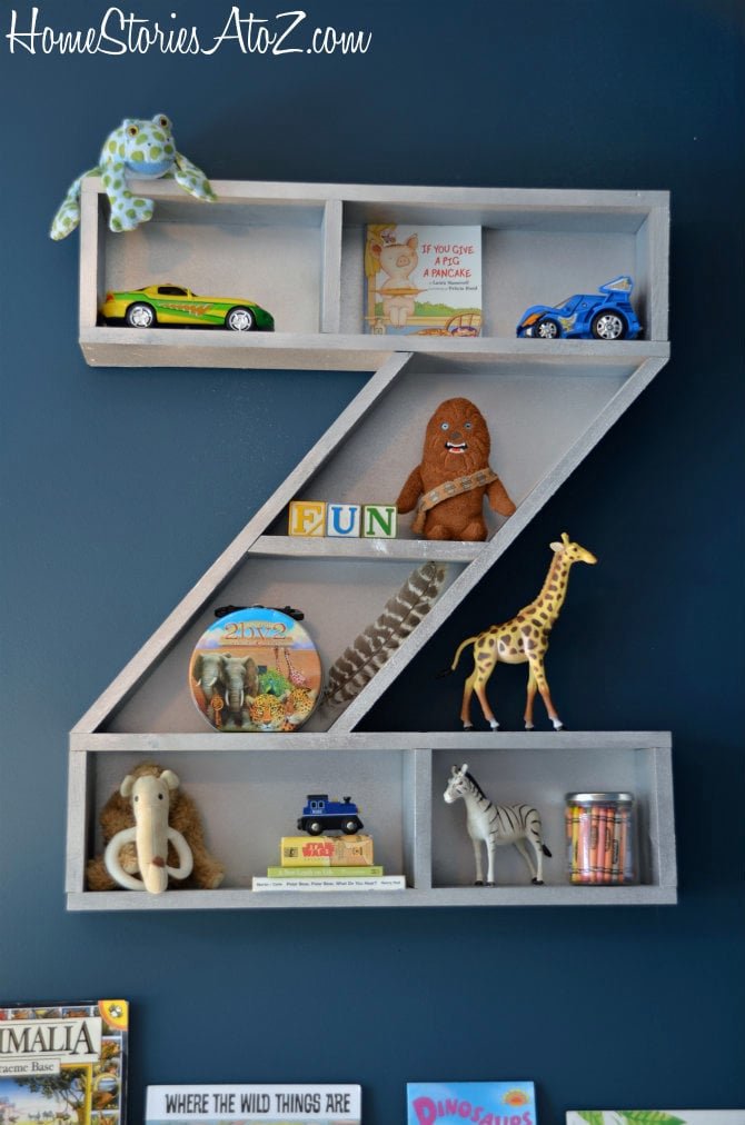 Letter Z Shelf