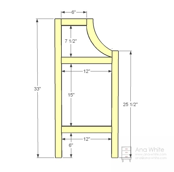 Library Console Table — step 2