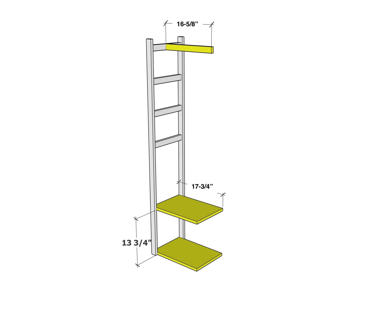 Lightweight Instant Closet Rack or Entryway Organizer — step 3
