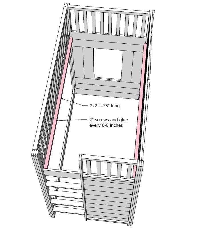 Little Cottage Loft Bed — step 21