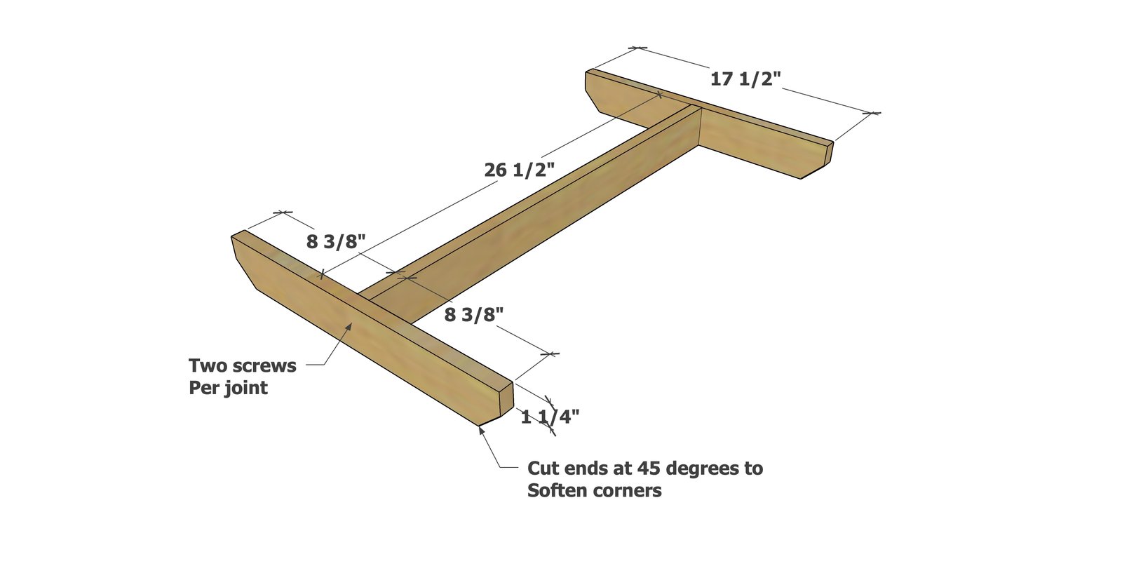 Little Kids Picnic Table — step 1