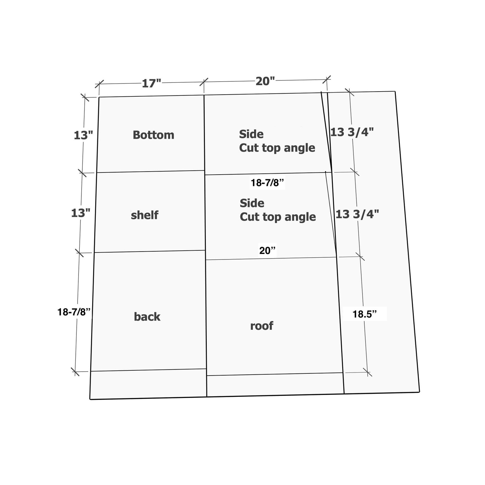 Little Library or Community Pantry Box — step 1