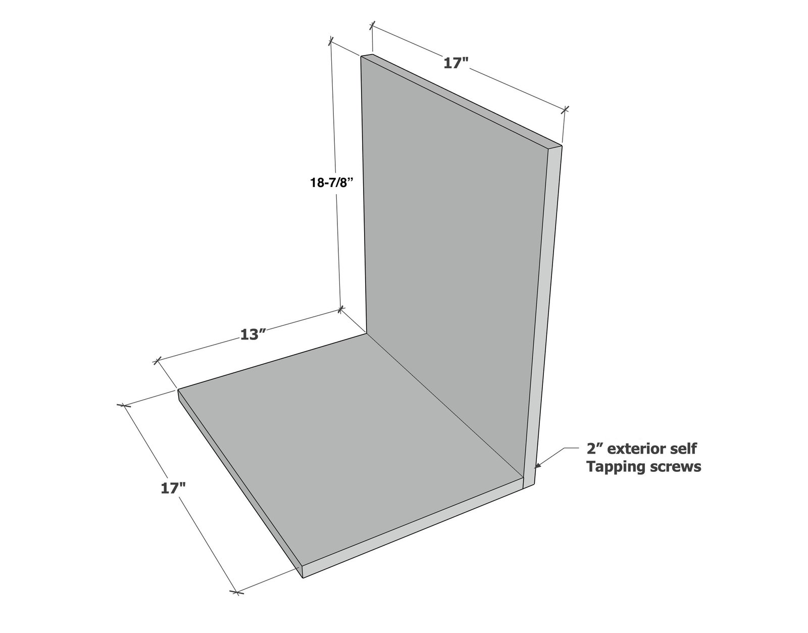 Little Library or Community Pantry Box — step 2