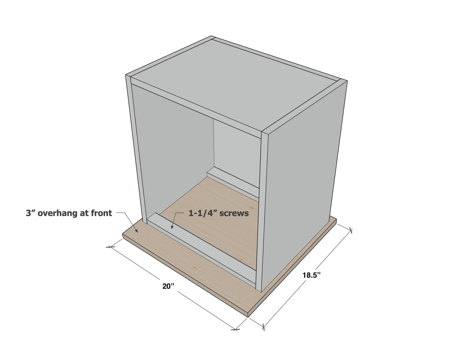 Little Library or Community Pantry Box — step 5