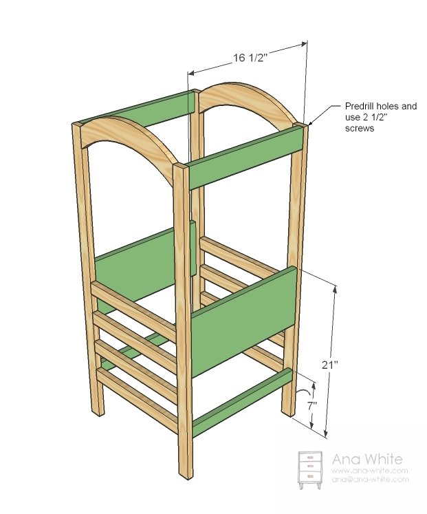 The Littlest Helper Tower — step 3