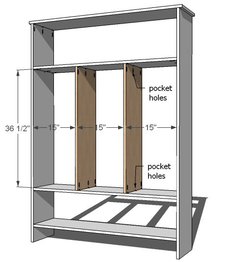 Locker Bookshelf — step 2