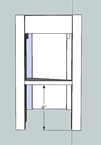 Loft bed for american girl or 18" doll — step 5