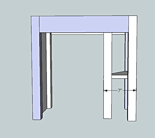 Loft bed for american girl or 18" doll — step 6