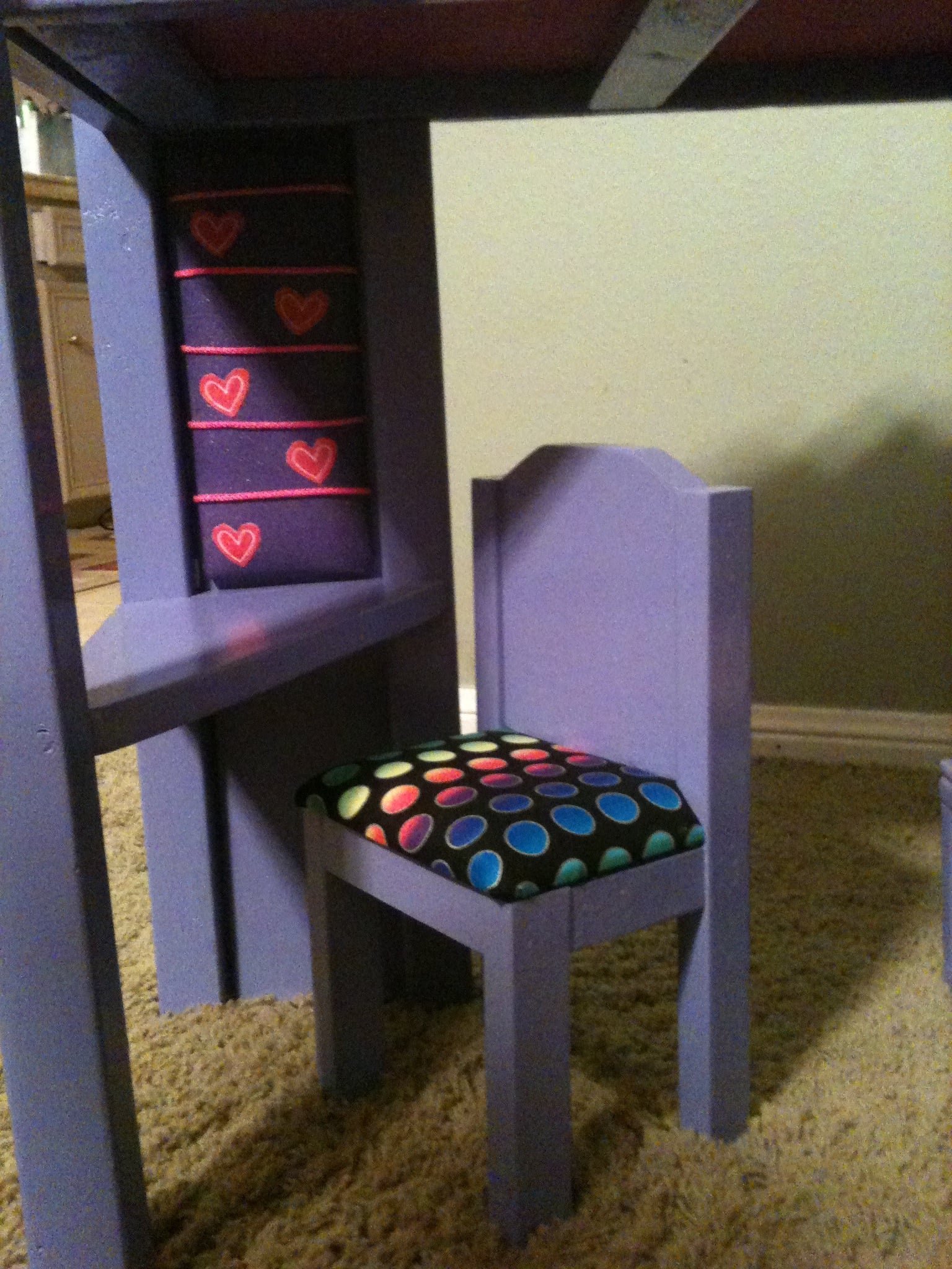 Loft bed for american girl or 18" doll — step 8