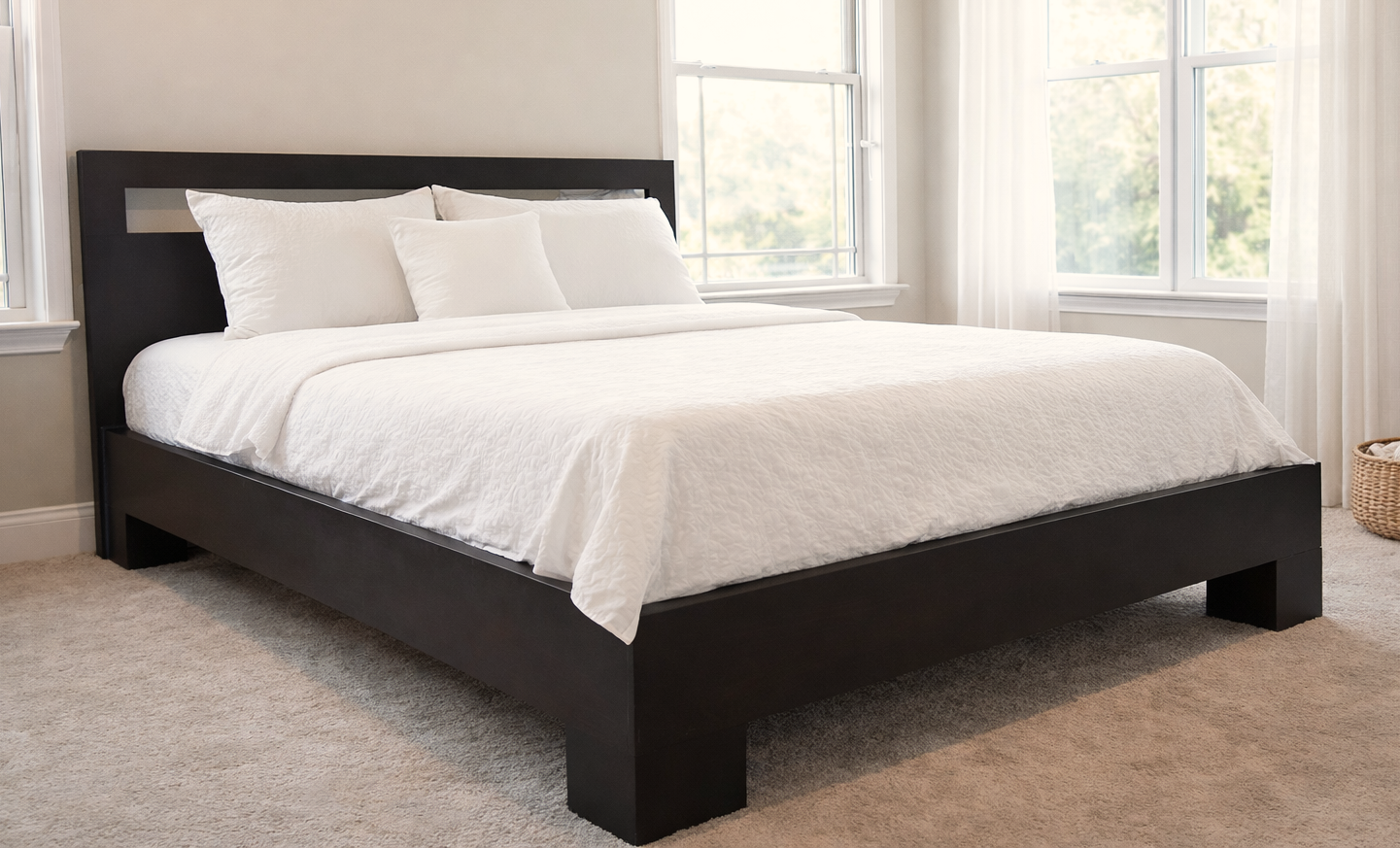 Low Modern Cutout Headboard