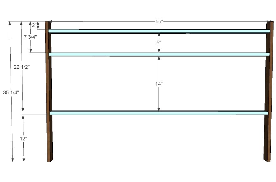 Low Modern Cutout Headboard — step 1