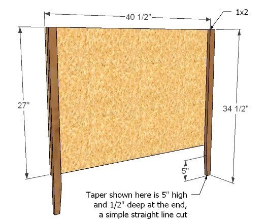 Lydia Daybed — step 1