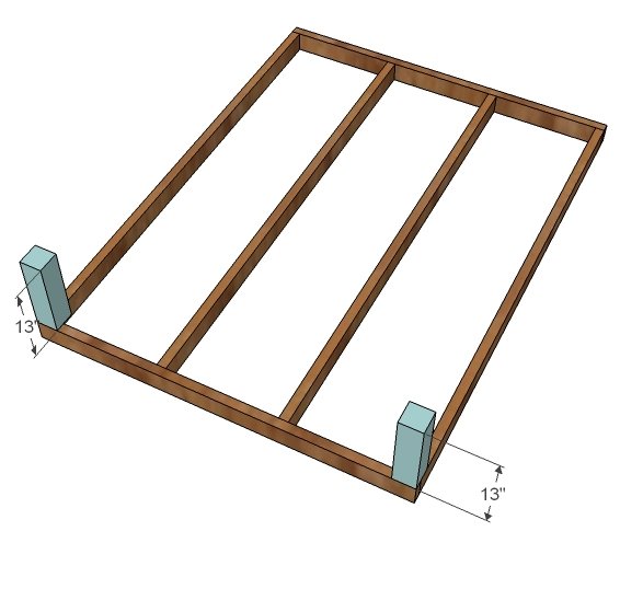 Lyds’ No-Sew Upholstered Bed — step 12
