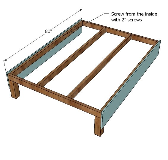 Lyds’ No-Sew Upholstered Bed — step 13