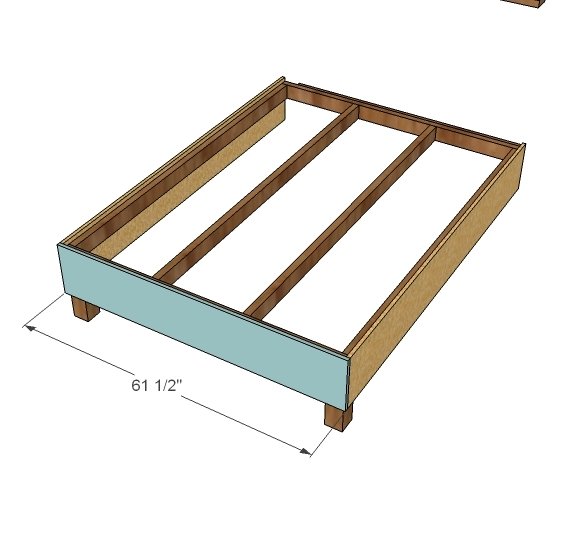 Lyds’ No-Sew Upholstered Bed — step 14