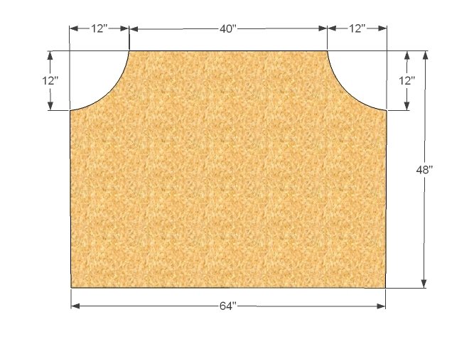Lyds’ No-Sew Upholstered Bed — step 1
