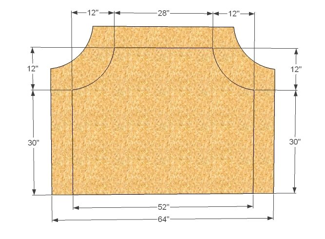 Lyds’ No-Sew Upholstered Bed — step 2