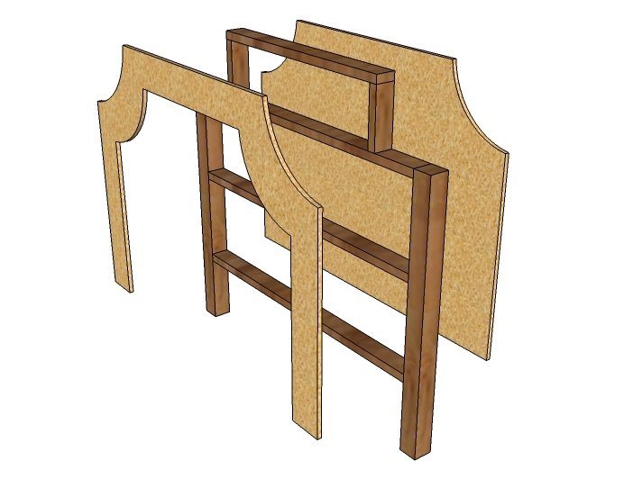 Lyds’ No-Sew Upholstered Bed — step 4