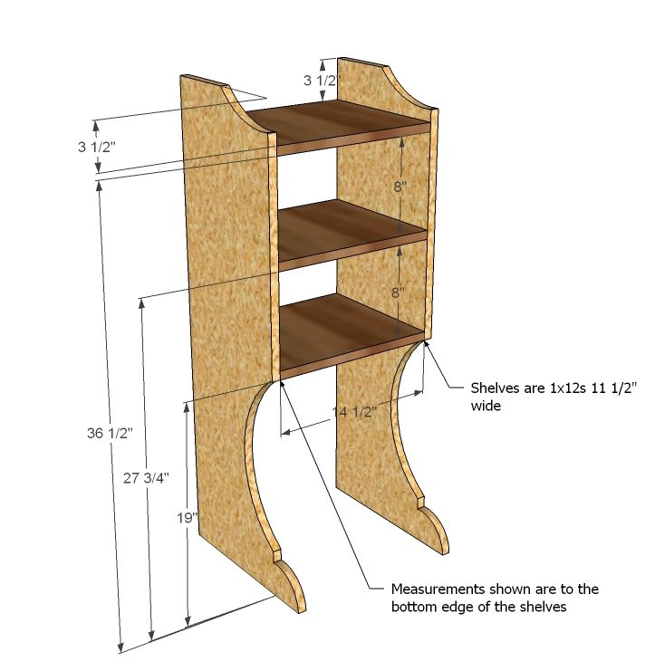 Madeline Side Hutch for Changing Wall — step 3