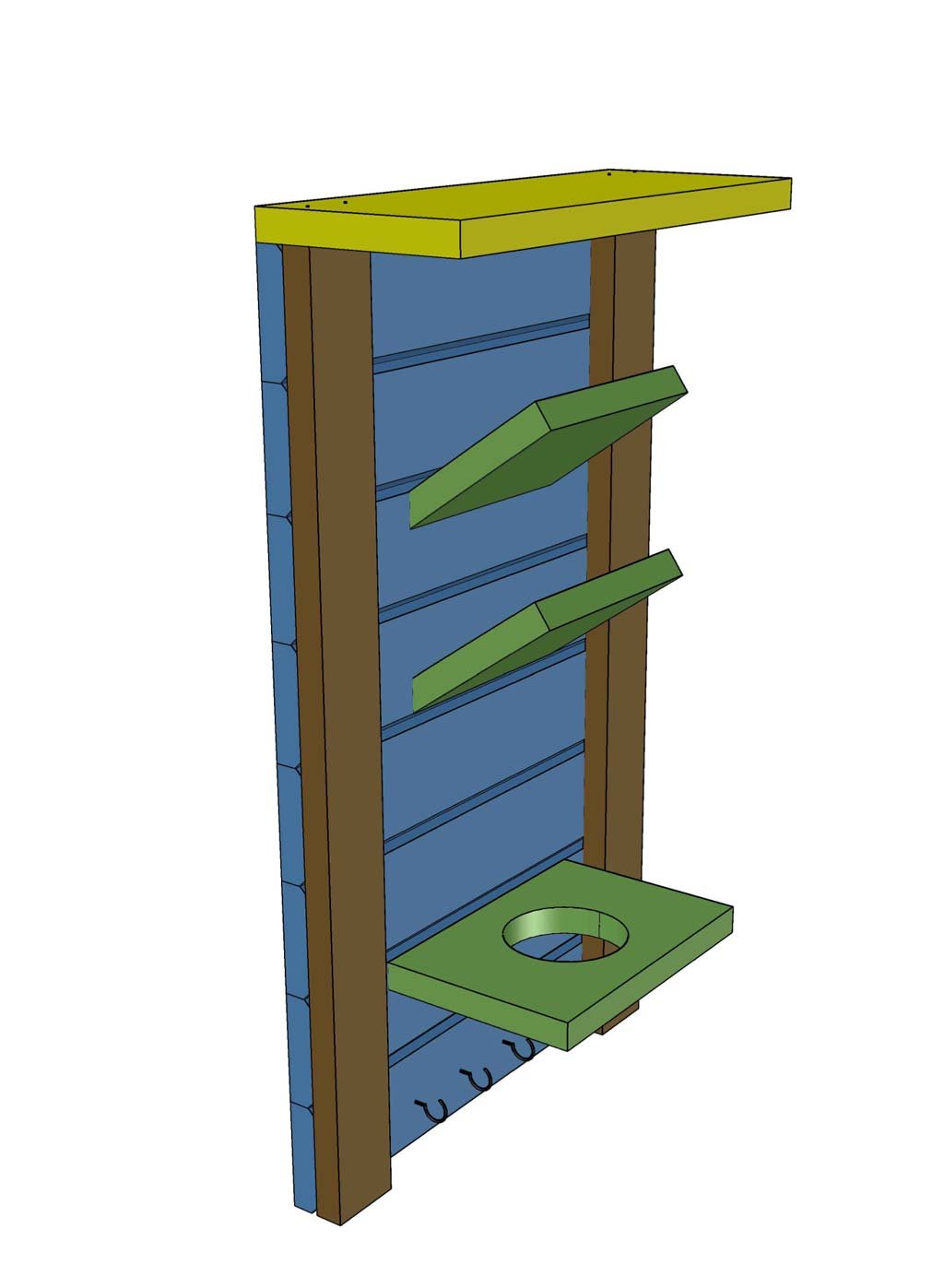 Mail and Key Organizer — step 6