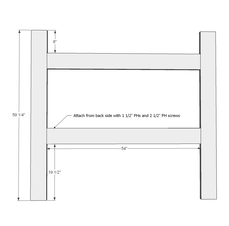 Mantle Moulding Headboard — step 1