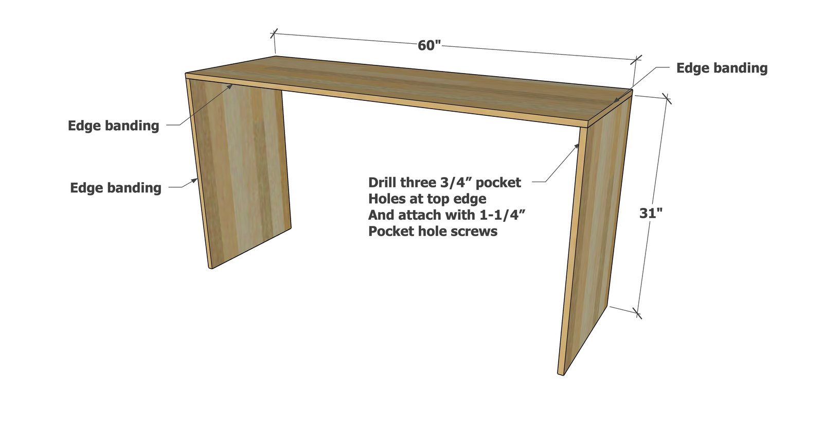 Max Storage Dresser — step 1