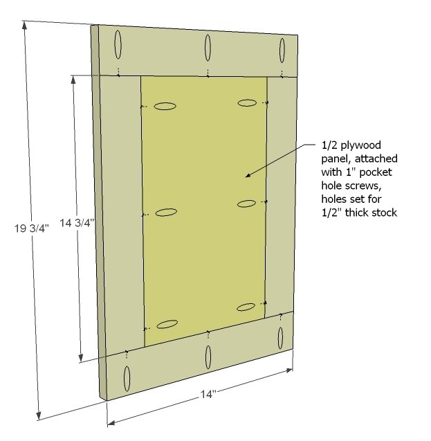 Media Console with DVD Drawer Storage, Cyndi Collection — step 10