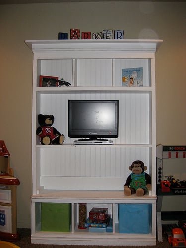 Media Hutch with Crown