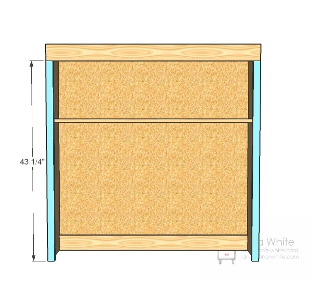 Media Hutch for the Turned Leg Media Console — step 5