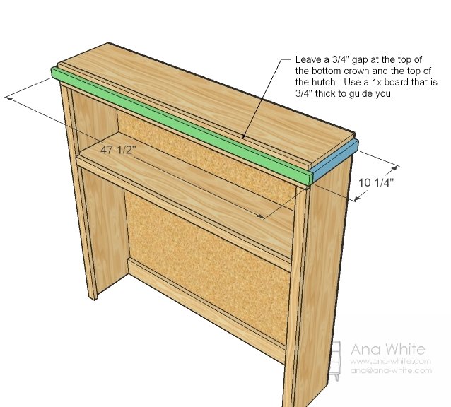 Media Hutch for the Turned Leg Media Console — step 7