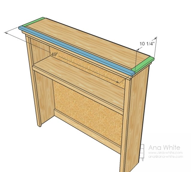 Media Hutch for the Turned Leg Media Console — step 8