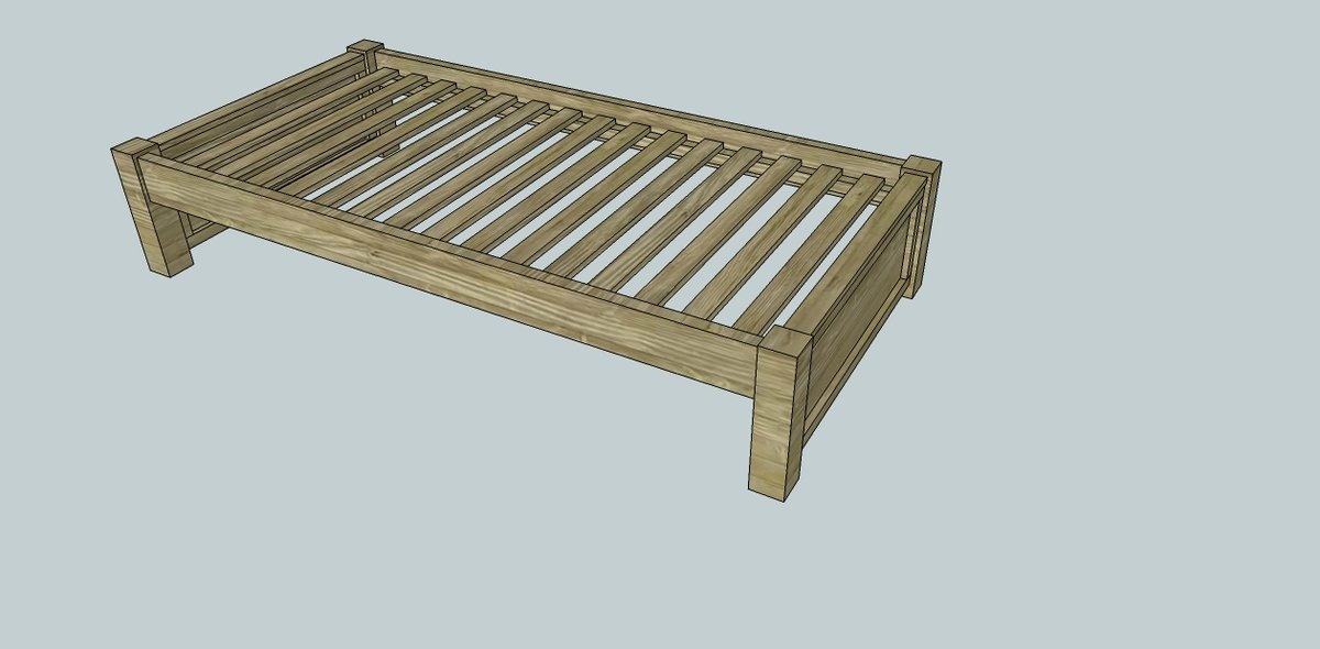 Michael Collection: Twin platform bed — step 6
