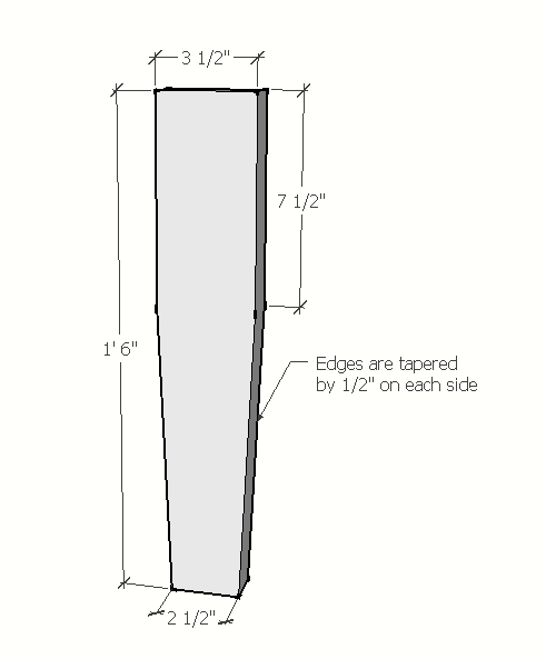 Mid-Century Inspired Platform Bed — step 1