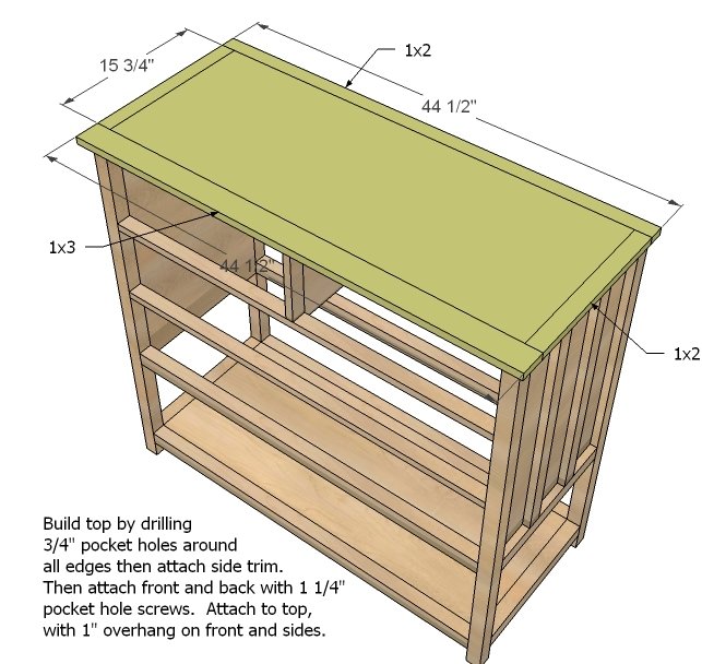 Mid Height 4 Drawer Dresser with Open Bottom Shelf — step 9