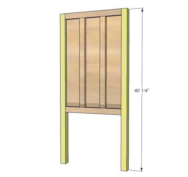 Mid Height 4 Drawer Dresser with Open Bottom Shelf — step 2