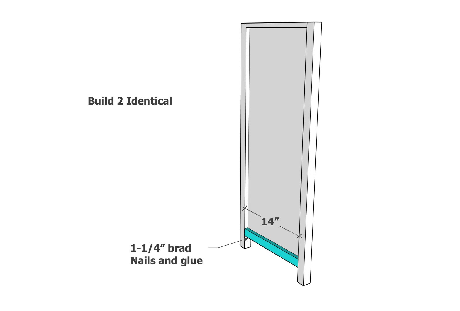 Mid Height Dresser with 5 Drawers — step 3