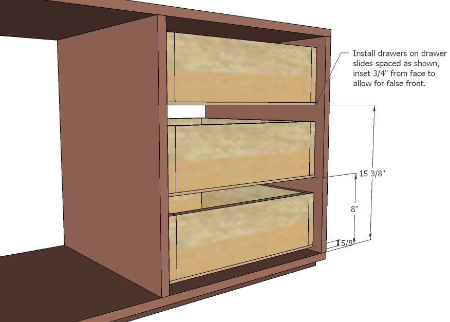 Midcentury Bar Console Cabinet — step 4