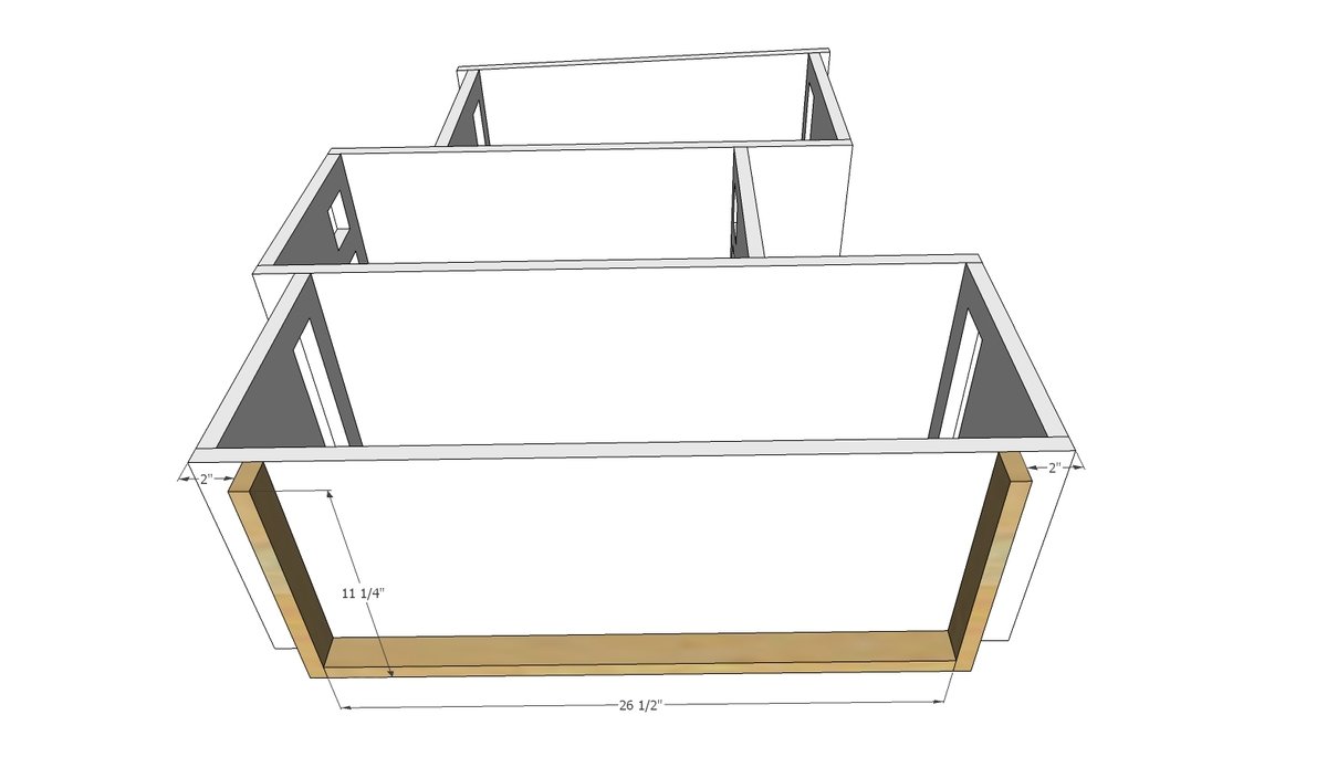 Midcentury Modern Dollhouse Bookshelf — step 4