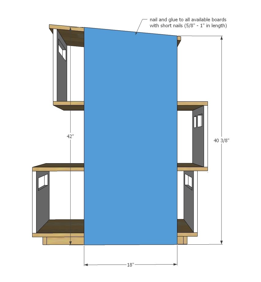 Midcentury Modern Dollhouse Bookshelf — step 5