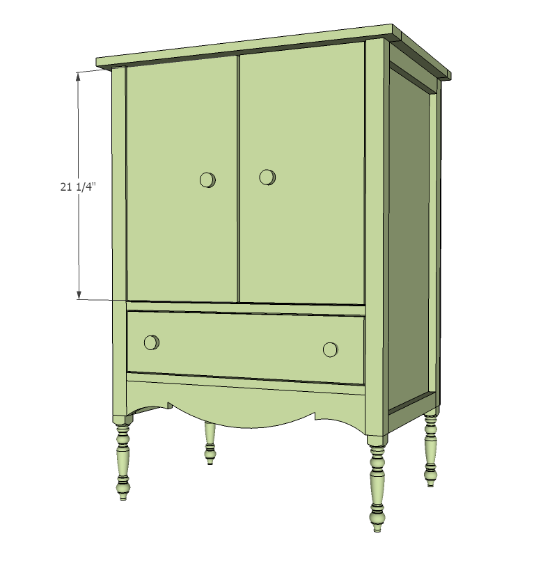 Mini Armoire Cabinet — step 9