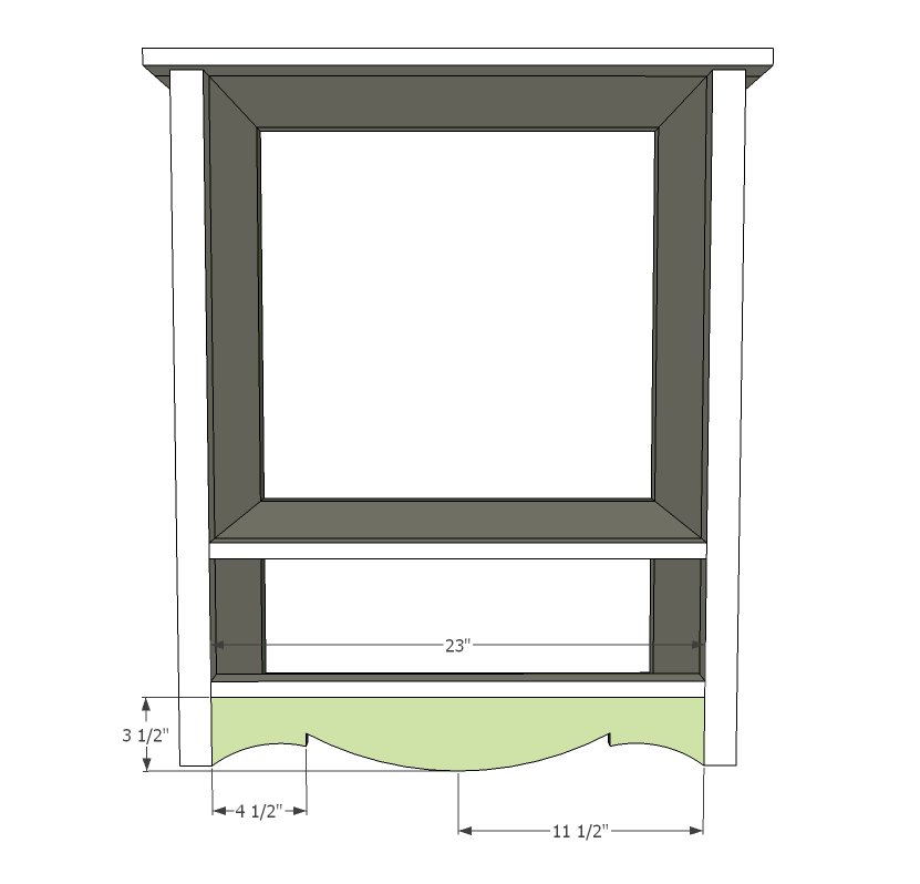 Mini Armoire Cabinet — step 6