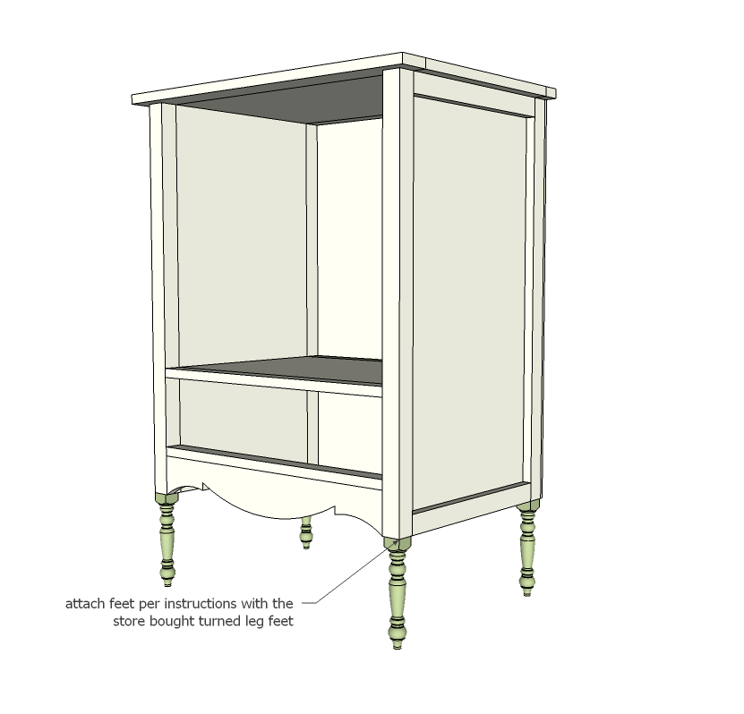 Mini Armoire Cabinet — step 7